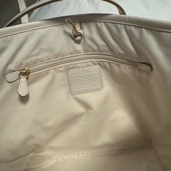 Coach cream gold studded tote! - Picture 10 of 10